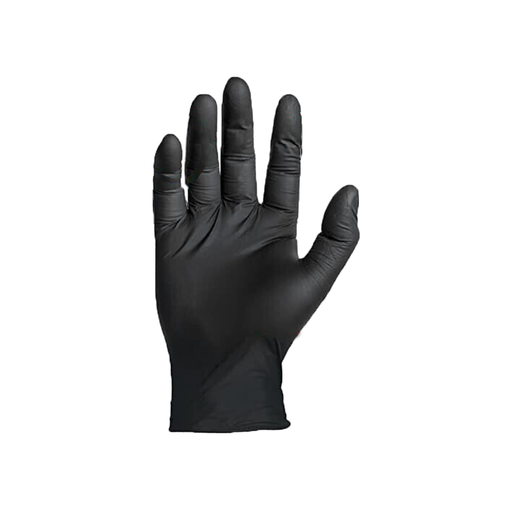 Black Nitrile Disposable Gloves Latex & Powder Free